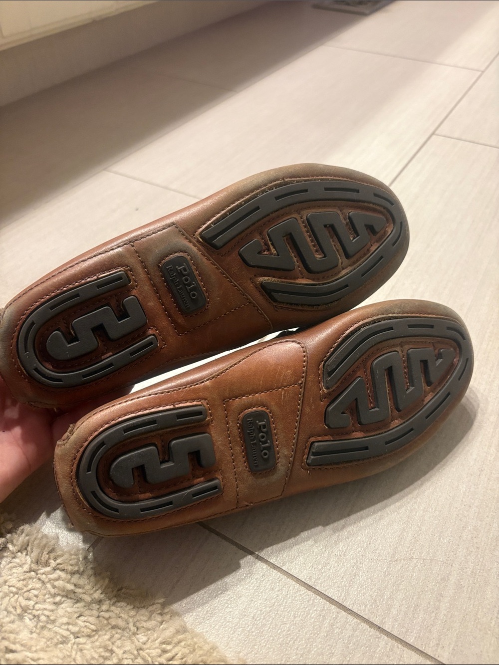 Vintage polo driving shoes - Picture 8 of 11
